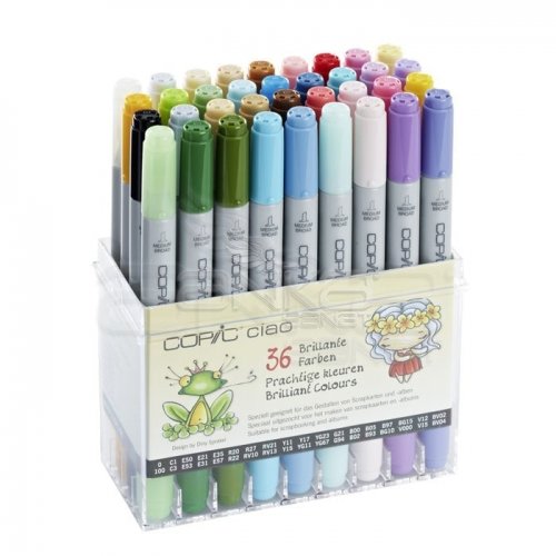Copic Ciao Marker 36lı Set Brilliant Colors