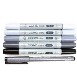 Copic Ciao Marker 5+1 Set Grey Tones - Thumbnail