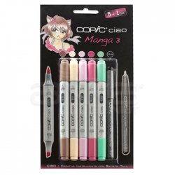 Copic Ciao Marker 5+1 Set Manga 3 - Thumbnail