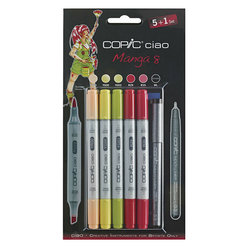 Copic Ciao Marker 5+1 Set Manga 8 - Thumbnail