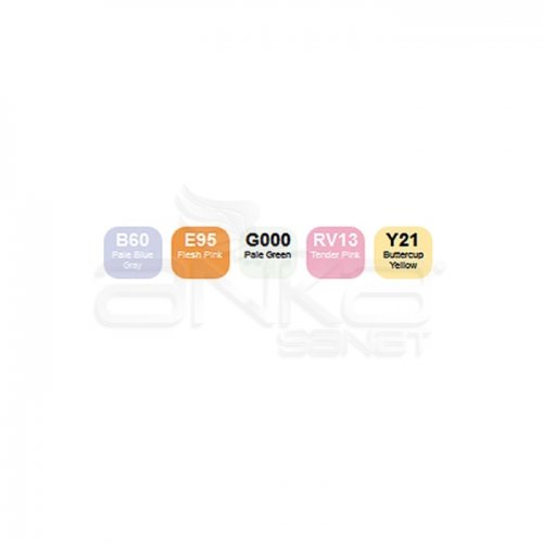 Copic Ciao Marker 5+1 Set Pastel Tones