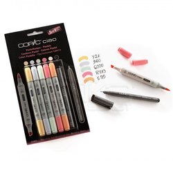 Copic Ciao Marker 5+1 Set Pastel Tones - Thumbnail