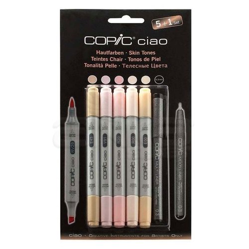 Copic Ciao Marker 5+1 Set Skin Tones