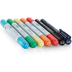 Copic - Copic Ciao Marker 5+2 Set Doodle Kit Rainbow (1)