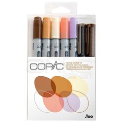 Copic Ciao Marker 5+2 Set People Doodle Kit - Thumbnail
