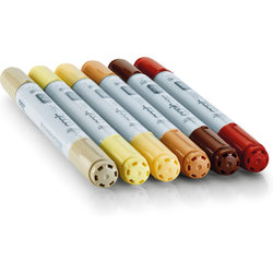 Copic - Copic Ciao Marker 6lı Set Hair (1)