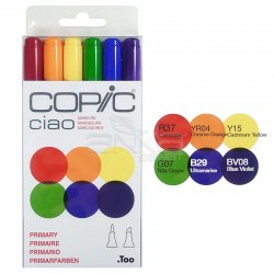 Copic Ciao Marker 6lı Set Primary - Thumbnail
