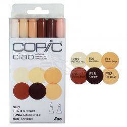 Copic Ciao Marker 6lı Set Skin - Thumbnail