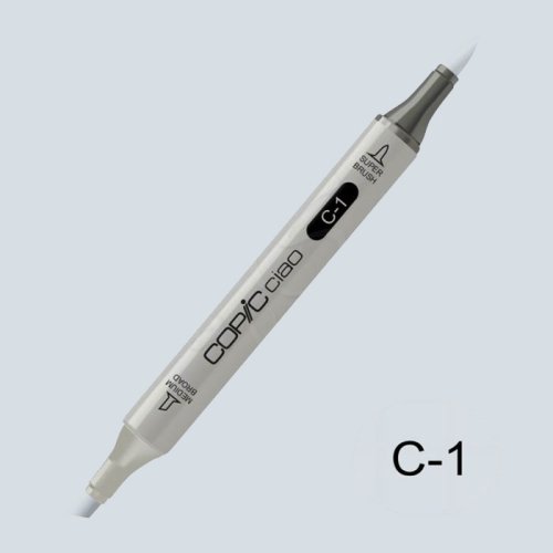 Copic Ciao Marker C-1 Cool Gray 1 - C-1 Cool Gray No.1