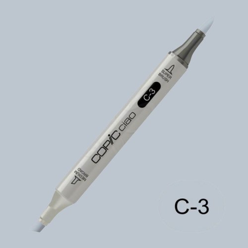 Copic Ciao Marker C-3 Cool Gray 3 - C-3 Cool Gray No.3