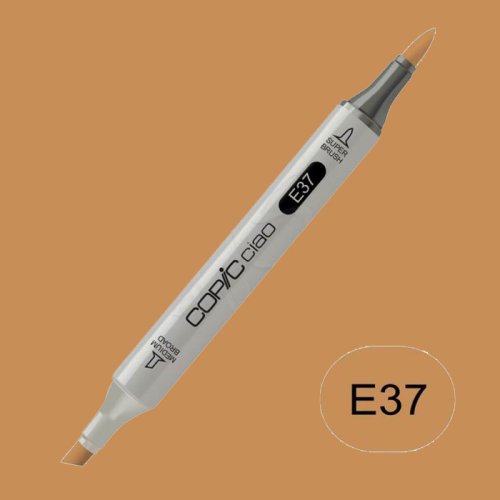 Copic Ciao Marker E37 Sepia