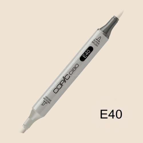 Copic Ciao Marker E40 Brick White - E40 Brick White