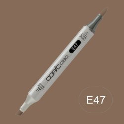 Copic - Copic Ciao Marker E47 Dark Brown