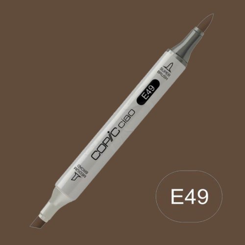 Copic Ciao Marker E49 Dark Bark