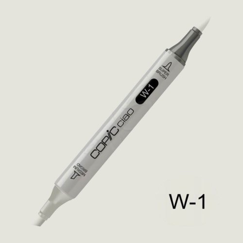 Copic Ciao Marker W-1 Warm Gray 1 - W1 WARM GRAY