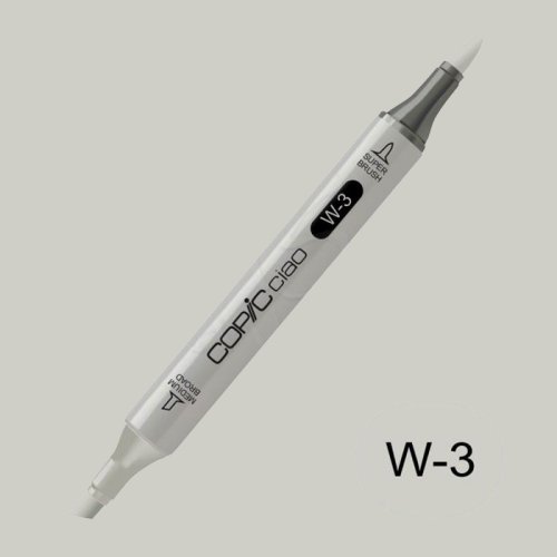 Copic Ciao Marker W-3 Warm Gray 3 - W3 WARM GRAY