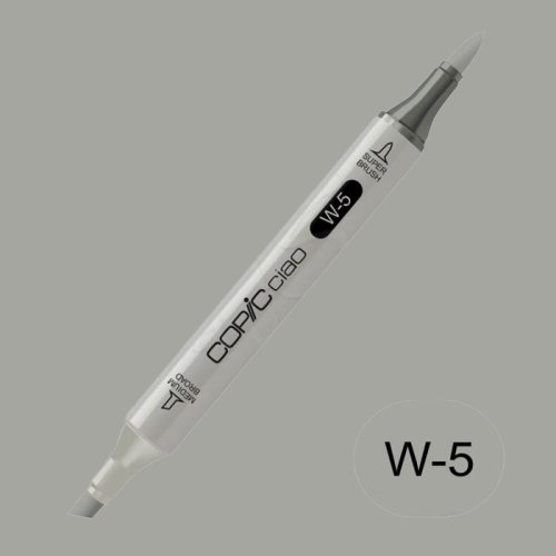 Copic Ciao Marker W-5 Warm Gray 5 - W5 WARM GRAY