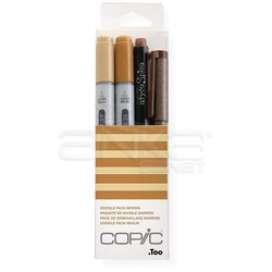 Copic - Copic Doodle Pack 4lü Set Brown