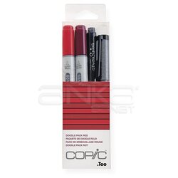 Copic - Copic Doodle Pack 4lü Set Red