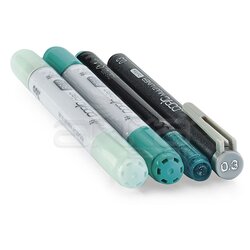 Copic - Copic Doodle Pack 4lü Set Turquoise (1)