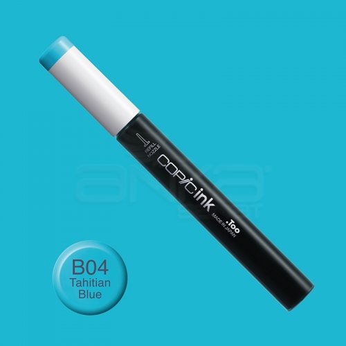Copic İnk Refill 12ml B04 Tahitian Blue - B04 Tahitian Blue