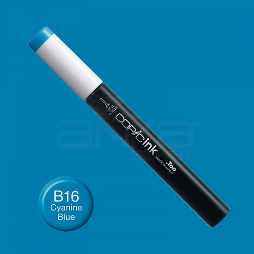 Copic İnk Refill 12ml B16 Cyanine Blue - B16 Cyanine Blue
