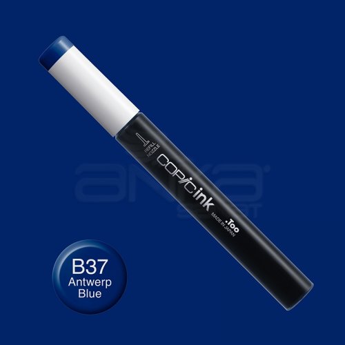 Copic İnk Refill 12ml B37 Antwerp Blue - B37 Antwerp Blue