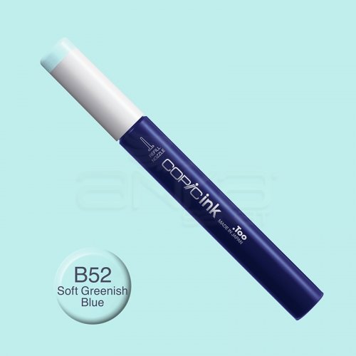 Copic İnk Refill 12ml B52 Soft Greenish Blue - B52 Soft Greenish Blue