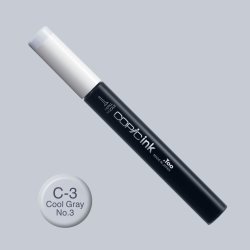 Copic İnk Refill 12ml C-3 Cool Gray No.3 - Thumbnail