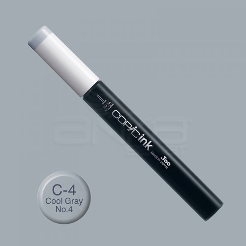 Copic İnk Refill 12ml C-4 Cool Gray No.4 - C-4 Cool Gray No.4