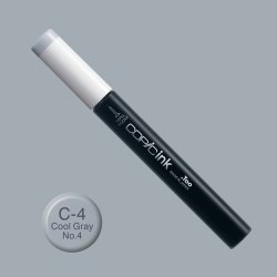 Copic - Copic İnk Refill 12ml C-4 Cool Gray No.4 (1)