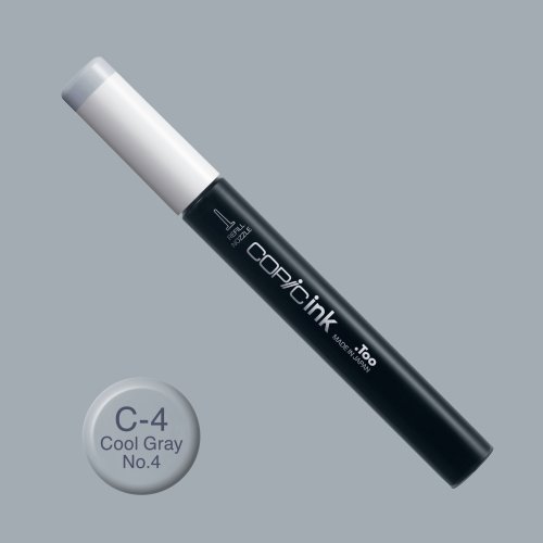 Copic İnk Refill 12ml C-4 Cool Gray No.4