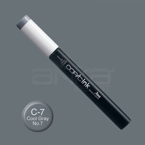 Copic İnk Refill 12ml C-7 Cool Gray No.7 - C-7 Cool Gray No.7