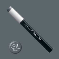 Copic - Copic İnk Refill 12ml C-8 Cool Gray 8 (1)