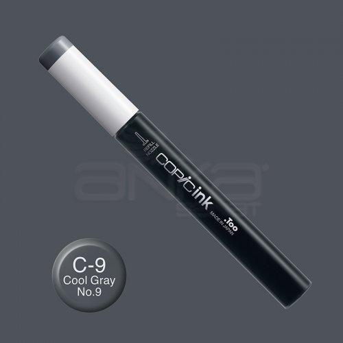 Copic İnk Refill 12ml C-9 Cool Gray No.9 - C-9 Cool Gray No.9