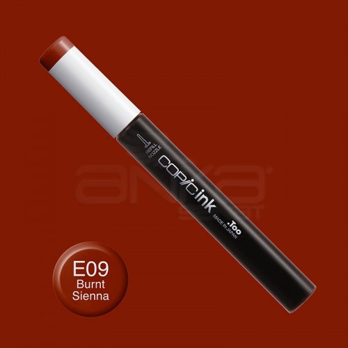 Copic İnk Refill 12ml E09 Burnt Sienna - E09 Burnt Sienna