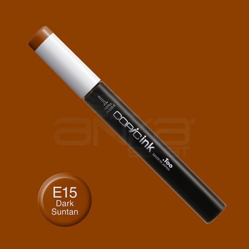 Copic İnk Refill 12ml E15 Dark Suntan - E15 Dark Suntan