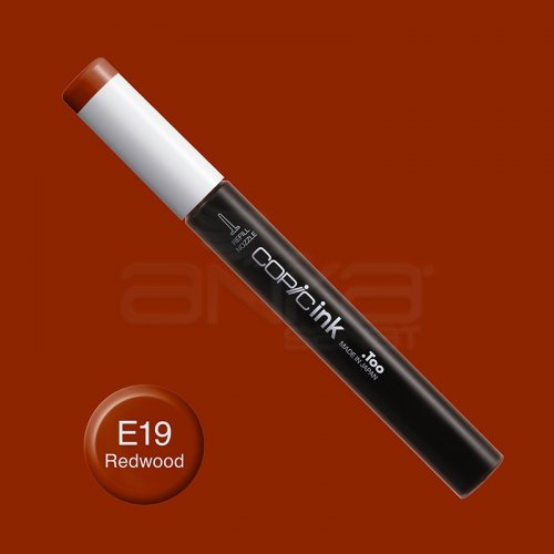 Copic İnk Refill 12ml E19 Redwood - E19 Redwood