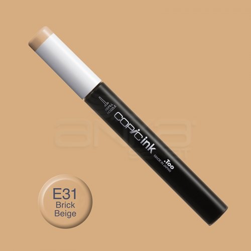 Copic İnk Refill 12ml E31 Brick Beige - E31 Brick Beige