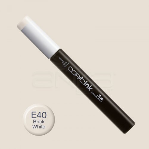 Copic İnk Refill 12ml E40 Brick White - E40 Brick White
