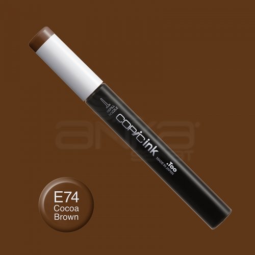 Copic İnk Refill 12ml E74 Cocoa Brown - E74 Cocoa Brown