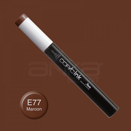 Copic İnk Refill 12ml E77 Maroon - E77 Maroon