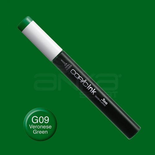 Copic İnk Refill 12ml G09 Veronese Green - G09 Veronese Green