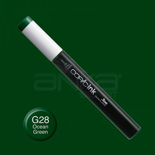 Copic İnk Refill 12ml G28 Ocean Green - G28 Ocean Green