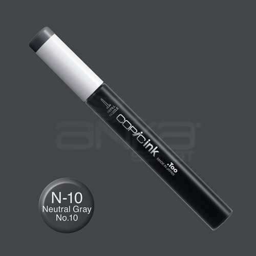 Copic İnk Refill 12ml N-10 Neutral Gray No.10 - N-10 Neutral Gray No.10