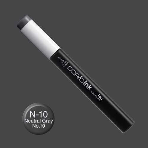 Copic İnk Refill 12ml N-10 Neutral Gray 10