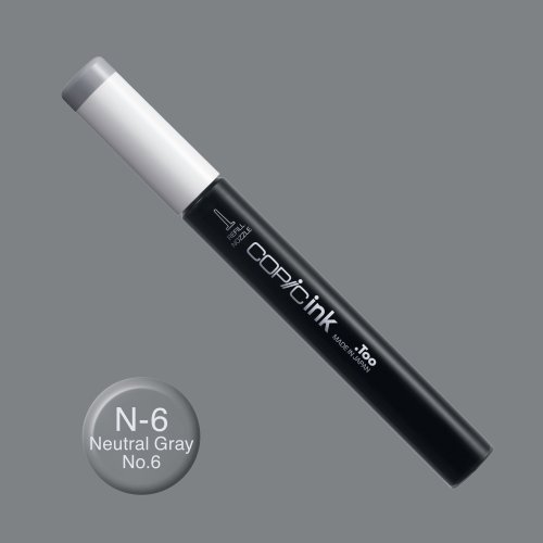 Copic İnk Refill 12ml N-6 Neutral Gray 6