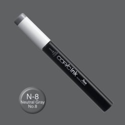 Copic - Copic İnk Refill 12ml N-8 Neutral Gray 8 (1)
