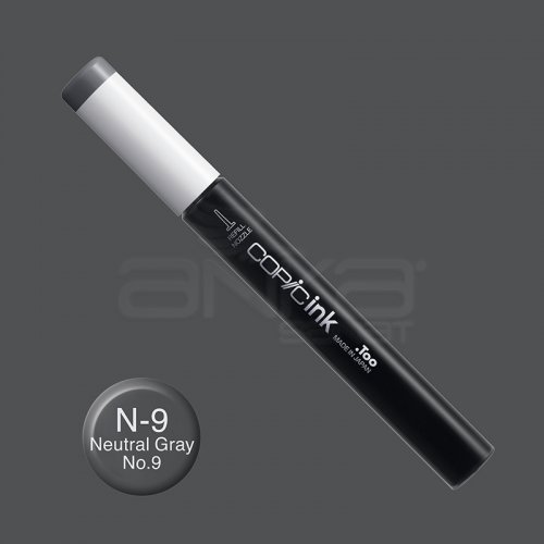 Copic İnk Refill 12ml N-9 Neutral Gray No.9 - N-9 Neutral Gray No.9