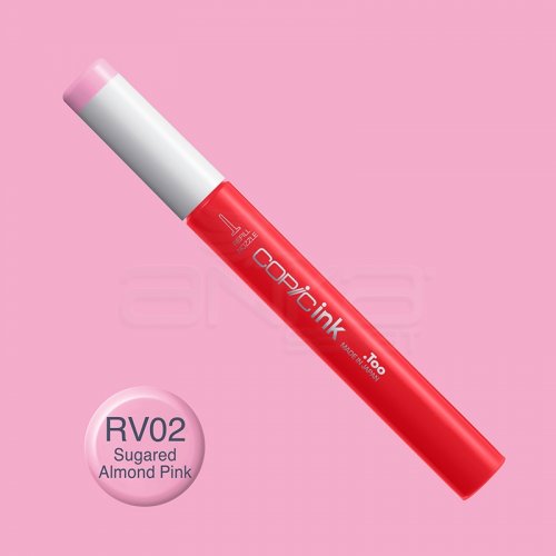 Copic İnk Refill 12ml RV02 Sugared Almond Pink - RV02 Sugared Almond Pink
